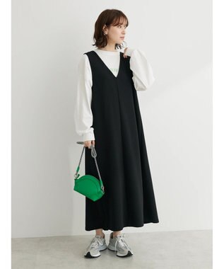 Green Parks ・ＲＡＹ　ＣＡＳＳＩＮ　Ｖネックジャンスカ Black
