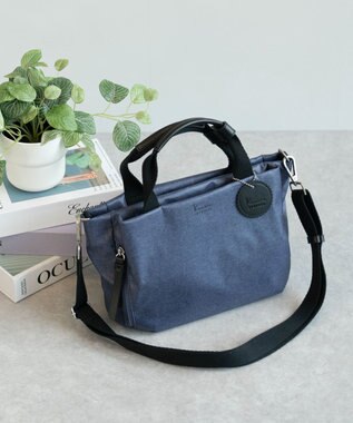 ACE BAGS & LUGGAGE Kanana project COLLECTION DYL サリール シャンブレー ショルダーバッグ 2WAY 35911 カナナプロジェクト コレクション ダークネイビー