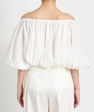 NAVE 【Nave　洗える】シアーリリーブラウス ホワイト系