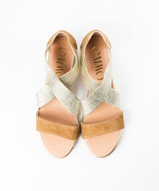 gaimo 【GAIMO/ガイモ】エラスティックエスパドリーユサンダル/NATAL-RS ベージュ