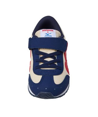 MIKI HOUSE HOT BISCUITS 【WEB限定】【16-21cm】ミズノコラボ キッズシューズ【WebLimited】 紺×白