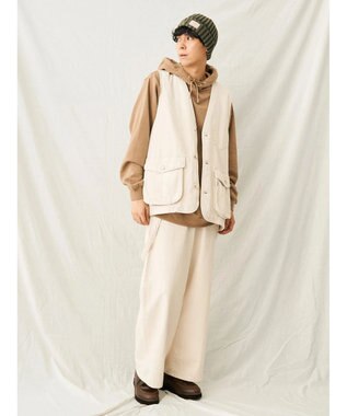 CRAFT STANDARD BOUTIQUE デニムハンティングベスト Ivory