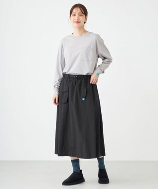 SHARE PARK LADIES 【UNISEX】UVカット アートコラボロングTシャツ〈Hammock〉（S・Mサイズ） グレー