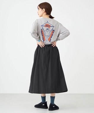 SHARE PARK LADIES 【UNISEX】UVカット アートコラボロングTシャツ〈Hammock〉（S・Mサイズ） グレー