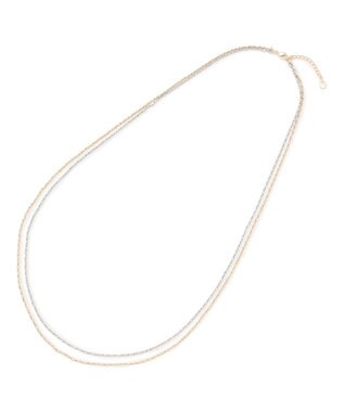 23区 【先行予約】3WAY ミックスカラー チェーン ネックレス ゴールド系