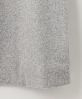 自由区 L 【WEB限定】ブラッシュドビーバー チェスターコート ライトグレー系