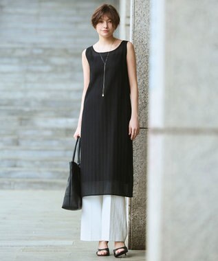 ICB 【30th ANNIVERSARY】シアーライトリュクス ニットワンピース ブラック