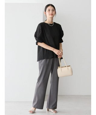 AMERICAN HOLIC 袖コンシャスブラウス Black