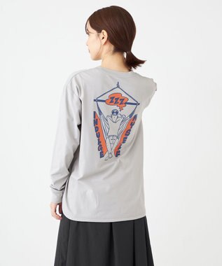 SHARE PARK LADIES 【UNISEX】UVカット アートコラボロングTシャツ〈Hammock〉（S・Mサイズ） グレー