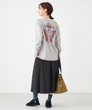 SHARE PARK LADIES 【UNISEX】UVカット アートコラボロングTシャツ〈Hammock〉（S・Mサイズ） グレー