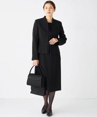 自由区 FORMAL 【日本製】グログランサブバッグ ブラック系