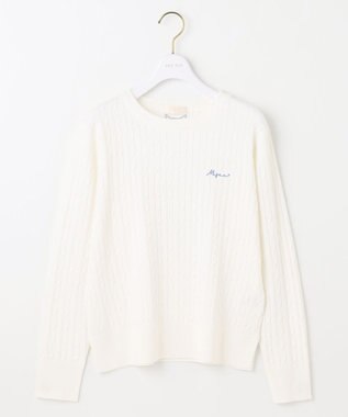 ANY SIS S 【貴島明日香さんコラボ】ケーブル ニャット オフホワイト