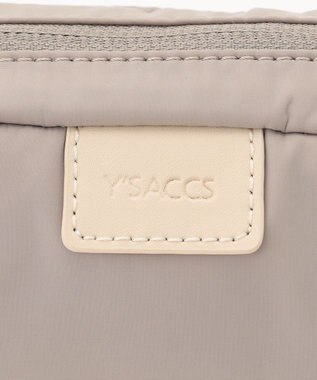 Y'SACCS 【ナイロンタフタ】トラベルポーチ グレージュ
