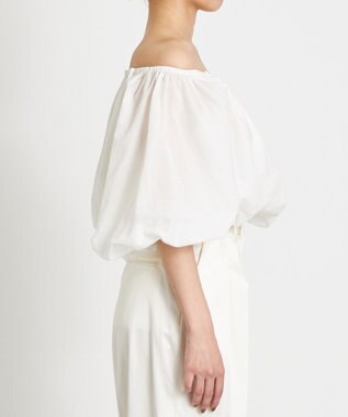 NAVE 【Nave　洗える】シアーリリーブラウス ホワイト系