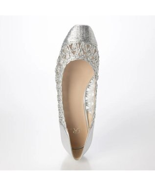 Riz raffinee <Riz raffinee>メッシュフラットパンプス シルバー