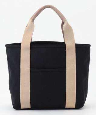 TOCCA 【WEB＆一部店舗限定】LUMINA STRADA CANVAS TOTE キャンバストートバッグ ブラック×ゴールド