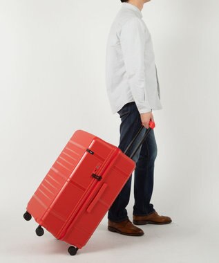 ACE BAGS & LUGGAGE ace.エース タクティシティ スーツケース 97L 7~10泊 4.6kg 大容量 TSダイヤルファスナーロック 双輪キャスター 静音キャスター 05693 レッド