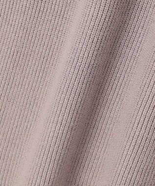 ANY L ハーフジップニットワンピース グレージュ