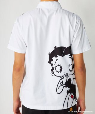 FILA GOLF／marie claire 【LOUDMOUTH×Betty Boop™】 メンズ ポロシャツ White