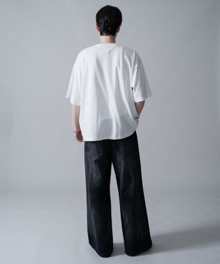 WEGO オフステッチグラフィックT（SS） ホワイト