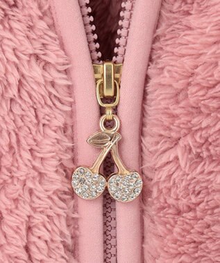 ANY KIDS ネコポケットボアブルゾン ピンク