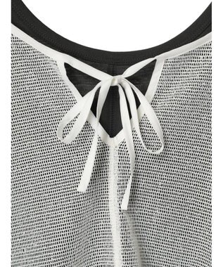 Green Parks ＳＥＴ２点　メッシュ＋ノースリーブワンピース Off White