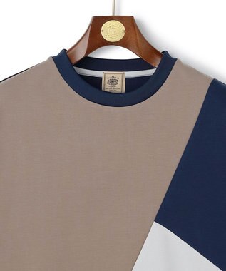 J.PRESS MEN 【WEB・一部店舗限定】デザインランダムパッチワークTシャツ ネイビー系9