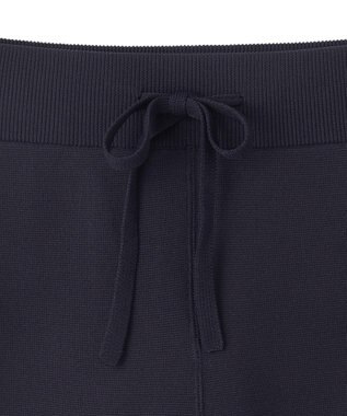 UNFILO MENS スマートニット パンツ ネイビー