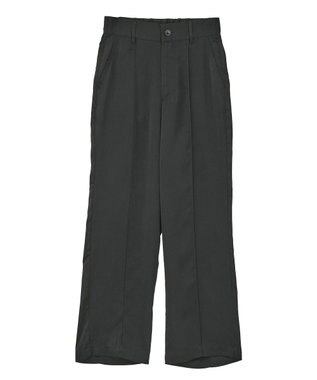 CRAFT STANDARD BOUTIQUE センタープレスストレートパンツ Black