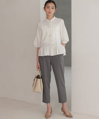 組曲 S 【先行予約・WEB限定】ジョーゼットジャージーテーパード パンツ