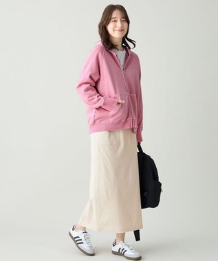 ANY ピグメントパーカー ピンク