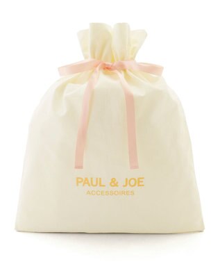 MOONBAT 【WEB限定ラッピング袋付】PAUL & JOE ACCESSOIRES フェイクファービッグリボンマフラー ピンク