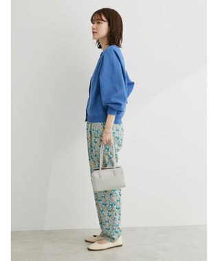 Green Parks ・ｆｕｒｒｙ　ｒａｔｅ２ｗａｙかる~いニットカーデ Blue