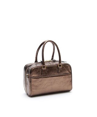 A.D.M.J. 【牛革】イタリアンレザークラックメタル2WAYボストンM ブロンズ