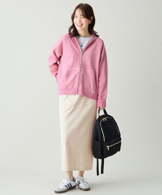 ANY ピグメントパーカー ピンク