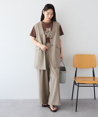 CRAFT STANDARD BOUTIQUE バックデザインジレ Beige