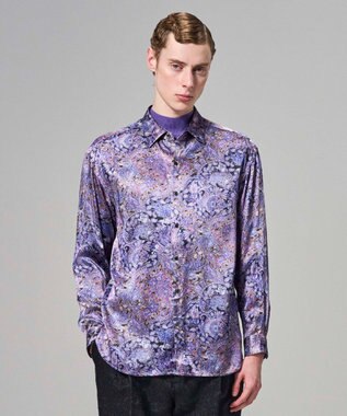 JOSEPH HOMME 【HIGH GRADE LINE】コールドレーヨンプリント　レギュラーカラーシャツ ライラック系5