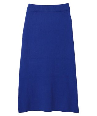 CRAFT STANDARD BOUTIQUE アンチピリングリブニットスカート Blue