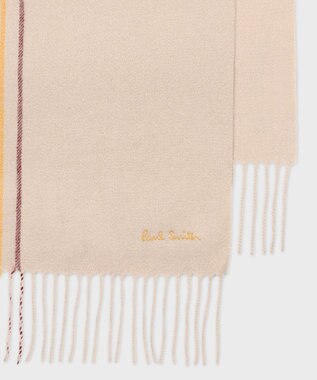 Paul Smith スワール ライン マフラー ベージュ