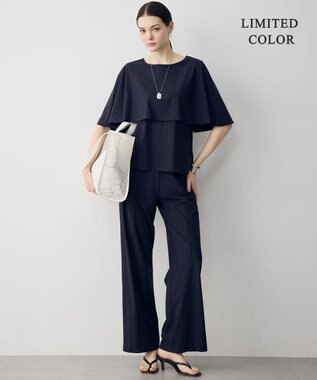 ICB 【先行予約・WEB限定カラーあり】マットスキューバ ケープデザインカットソー ネイビー［WEB限定］