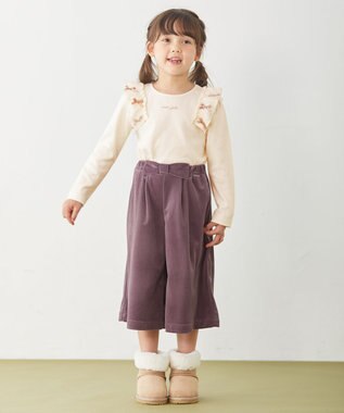 ANY KIDS エステルベロアガウチョ ラベンダー