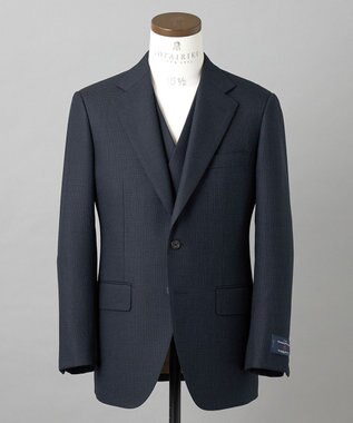 GOTAIRIKU 【ZEGNA/ゼニア】ISLANDFLEECE/アイランドフリース 3ピーススーツ（ネイビー） ネイビー系8