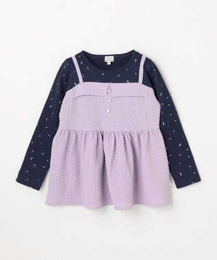 組曲 KIDS 【110-140㎝】メロディ ビスチェトップス ラベンダー