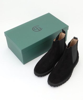 JOSEPH ABBOUD 【26.0~26.5cm/CQP CREST】 サイドゴアブーツ ブラック系