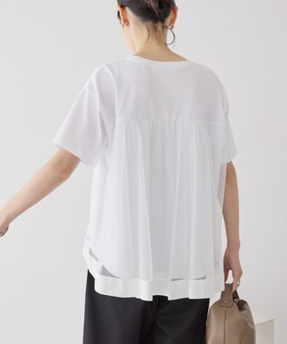 AMERICAN HOLIC バックチュールレイヤードカットプルオーバー Ivory