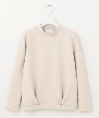 23区GOLF カラバリ豊富な8色展開【23Fondation/WOMEN】長袖 モックネックシャツ ベージュ系