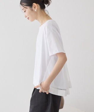 AMERICAN HOLIC バックチュールレイヤードカットプルオーバー Ivory