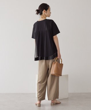 AMERICAN HOLIC バックチュールレイヤードカットプルオーバー Black