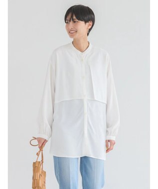 AMERICAN HOLIC サラックールレイヤードシャツチュニック Ivory