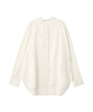 AMERICAN HOLIC リネンライクバンドカラーシャツ Ivory